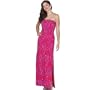 Formal Evening Gown. Fuschia Beaded Strapless Dress. Prom Dress. Silk Dress. Womens Long Evening Gown by Sean Collection (1892)