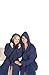 Alexander Del Rossa Womens Turkish Terry Cloth Robe, Thick Hooded Bathrobe, Small-Medium Navy Blue (A0105WNBMD)