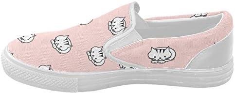 Vons Cat Canvas Women's Slip On Fashion Shoes Sneaker - US7.5