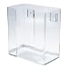 Hoffmaster 710005 Acrylic Guest Towel Holder, Wall-Mounted, 9" Length x 4-3/4" Width x 9-1/2" Height