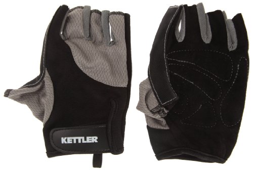 KETTLER Herren Herren Trainingshandschuh, black/silver/red, M, 07370-081 Preisvergleich