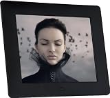 NIX N' EASY X08B - 8 Inch Hi Resolution SVGA Digital Photo Frame - Photo, Video, Music, Splitscreen Option, Slim Design