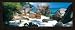 Harris, Granville - Kunstdruck - Anse Patates - La Digue - Seychelles + Wechsel-Rahmen KD aus schwerem MDF Holzfaserwerkstoff, schwarz - mit Acrylglas-Scheibe.