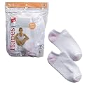 Hanes&reg; 6 Pack No Show Cushion - White