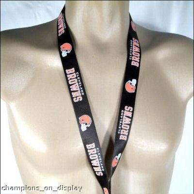 Buy CLEVELAND BROWNS LANYARD TICKET HOLDER KEYCHAIN! by Pro Specialties Group