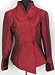 Shanghai Tone® Handmade Chinese Jacket Blazer Burgundy Available Sizes: 0, 2, 4, 6, 8, 10, 12, 14, 16, 18, 20
