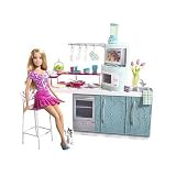 Barbie Kitchen & Doll Kitchen Gift Set