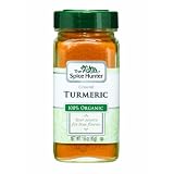 The Spice Hunter Turmeric Ground Organic 1.6 Ounce Jars Pack of 6 by The Spice Hunter