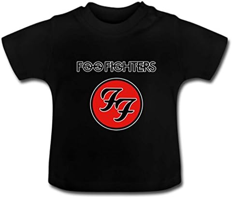 12 Months Infants Foo Fighters Logo Black Basic Shirt