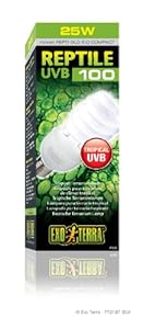 Exo Terra Repti-Glo 5.0 Compact Fluorescent Tropical Terrarium Lamp, 26-Watt