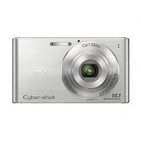 Sony DSCW320S Cyber-shot Digital Camera  - Silver (14.1 MP, 4x Optical Zoom) 2.7 inch LCD
