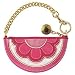 AUTHENTIC COACH PINK FLOWER (Fuschia) COIN PURSE with KeyFob 40478