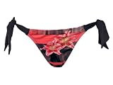 Surfside Fantasy Coral Swimsuit-bottoms w/Side Ties S
