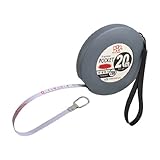 uxcell 巻き尺 リトラクタブル テープメジャー wの定規 ハンド ストラップ 20 m x 9mm
