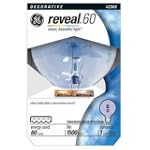 SAVE $4.92 - GE Lamps 42360 60-Watt G25 Reveal Globe, Clear, 6-Pack $18.03