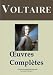 Voltaire: Oeuvres complètes - 109 titres et annexes (Annotés) (French Edition)