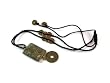 Chinese Stone and Replica Ancient Coin Choker Necklace