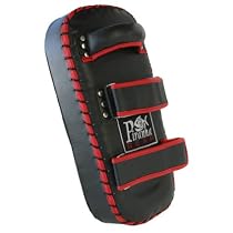 Piranha Gear Black Leather Muay Thai Kick Pad (1)