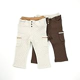 【アウトレット】Lily ivory (リリィ アイボリー)長丈パンツ (80～130cm) キムラタンの子供服 ブラウン 110 (71114x71414-154)