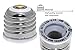 TORCHSTAR E26 to E12 Adapter - Medium Screw (E26/E27) to Candelabra Screw (E12) Socket Reducer Adapter Converter, Heat-Resistant, Anti-Burning, No Fire Hazard, Pack of 6