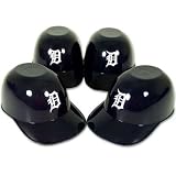 DETROIT TIGERS MINI BATTING HELMET ICE CREAM SNACK BOWLS 4 PK