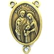 Holy Family - Bronze center (2x1.5 cm-0.8x0.6")