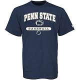 Russell Penn State Nittany Lions Navy Blue Baseball T-shirt