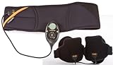 Slendertone System Abs Male Abdominal Toning Belt & Men's Arms Accessory Bundle