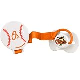Baltimore Orioles Baby Pacifier With Baseball... by 