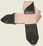 from Olympia White Guitar Strap Built in Pick Pocket
