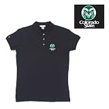 Colorado State Rams NCAA Classic Pique Polo Shirt for Women (Black) at Antigua