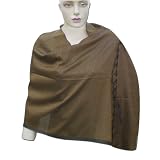Beautiful Gift For Her, Handmade Self Design Semi Silk Rectangular Scarf From India (Free Shipping) scrf0043r