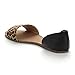 Betani SONYA-1 Women's Easy Slip On Open Toe D'orsay Flats Sandals