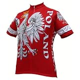 World Jersey's Men's Poland Short Sleeve Cycling Jersey