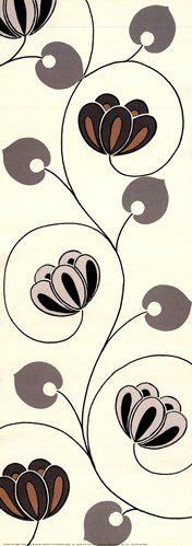 Nouveau Blossom by Design show 9.84X27.56. Art Poster Print