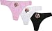 Cincinnati Bengals Women's 3-Pack Thong Pack - Large