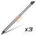 3-Pack Retractable Stylus for HTC Hermes TyTN / Cingular 8525 / Dopod 838 Pro