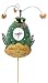 Frenzied Frog Metal Garden Stake and Whirligig Wind Spinner
