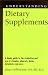 Book Understanding Dietary Supplements (Understanding Health and Sickness Series)