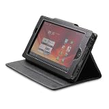 PDAIR レザーケース for Acer ICONIA TAB A100 横開きタイプ(ブラック) PALCICTBA100B/BL