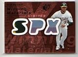 2007 Upper Deck SPX Nick Swisher 2 Color Game Used Jersey Patch Baseball Card Only 50 Made