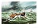 The 15 Metre Rnli Oakley Lifeoat on Its Way to a Ship in Difficulty Art Giclee Poster...