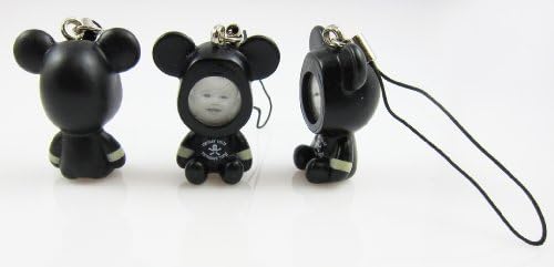 Too Fast to Die - 1.5" Bear Photo Locket Phone Strap (Set of 3)