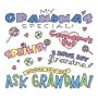 JUMBO STICKERS ASK GRANDMA