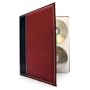 Bellagio-Italia CD/DVD Storage Binder (Burgundy)