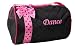Girls Dance Duffle Bag Hot Pink and Black, Gym, Travel and Sleep-over Bag.