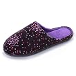 Chaussons FEMME Velours - semelle ergonomique Isotoner 39
