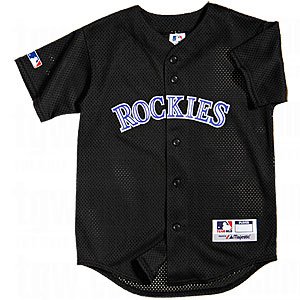 Buy Majestic Youth MLB Replica Pro-Mesh Jerseys - Colorado Rockies by Majestic Athletic