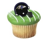NFL Baltimore Ravens Cupcake Rings 12 Pack