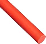 Turcite X Round Rod, Red, 1/4